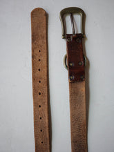 Load image into Gallery viewer, Brown Leather Belt - 32&quot; - 40&quot;
