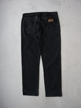 Load image into Gallery viewer, Black Faded Wrangler Denim Jeans - 36&quot;
