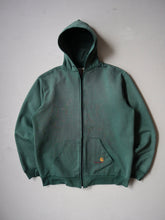 Load image into Gallery viewer, Faded Green Carhartt Waffle Lined Zip Up - L/XL
