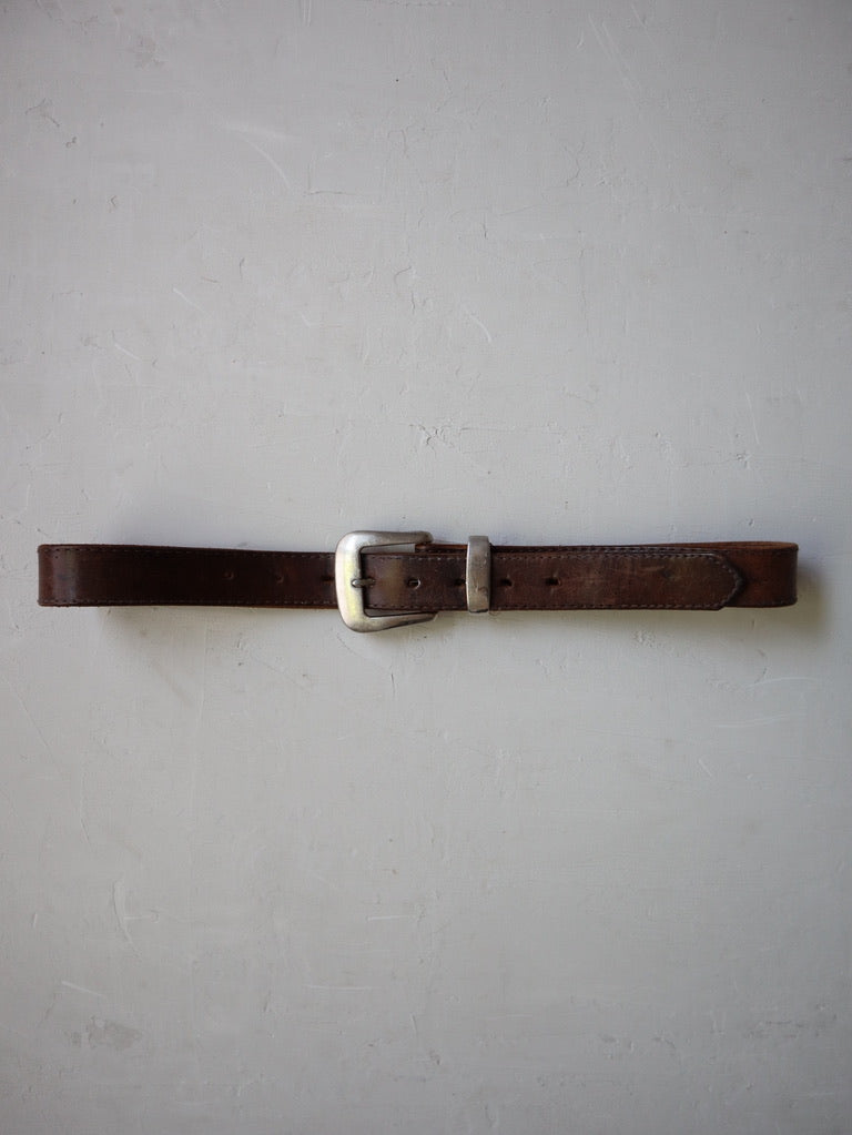 Brown Leather Belt - 32