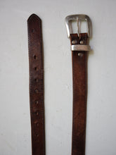 Load image into Gallery viewer, Brown Leather Belt - 32&quot; - 38&quot;
