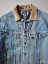 Load image into Gallery viewer, 1980&#39;s Lee Storm Rider Blanket Lined Denim Jacket - XL
