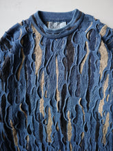 Load image into Gallery viewer, 1990&#39;s Coogi Blue 3D Knit Sweater - L/XL
