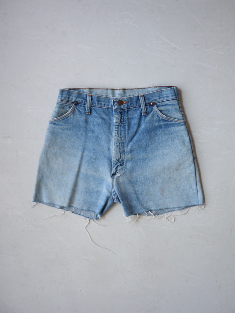 1980's Wrangler Thrashed Cut Off Jorts - 28