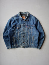 Load image into Gallery viewer, 1990&#39;s Made in USA Levi&#39;s Blanket Lined Denim Jacket - L
