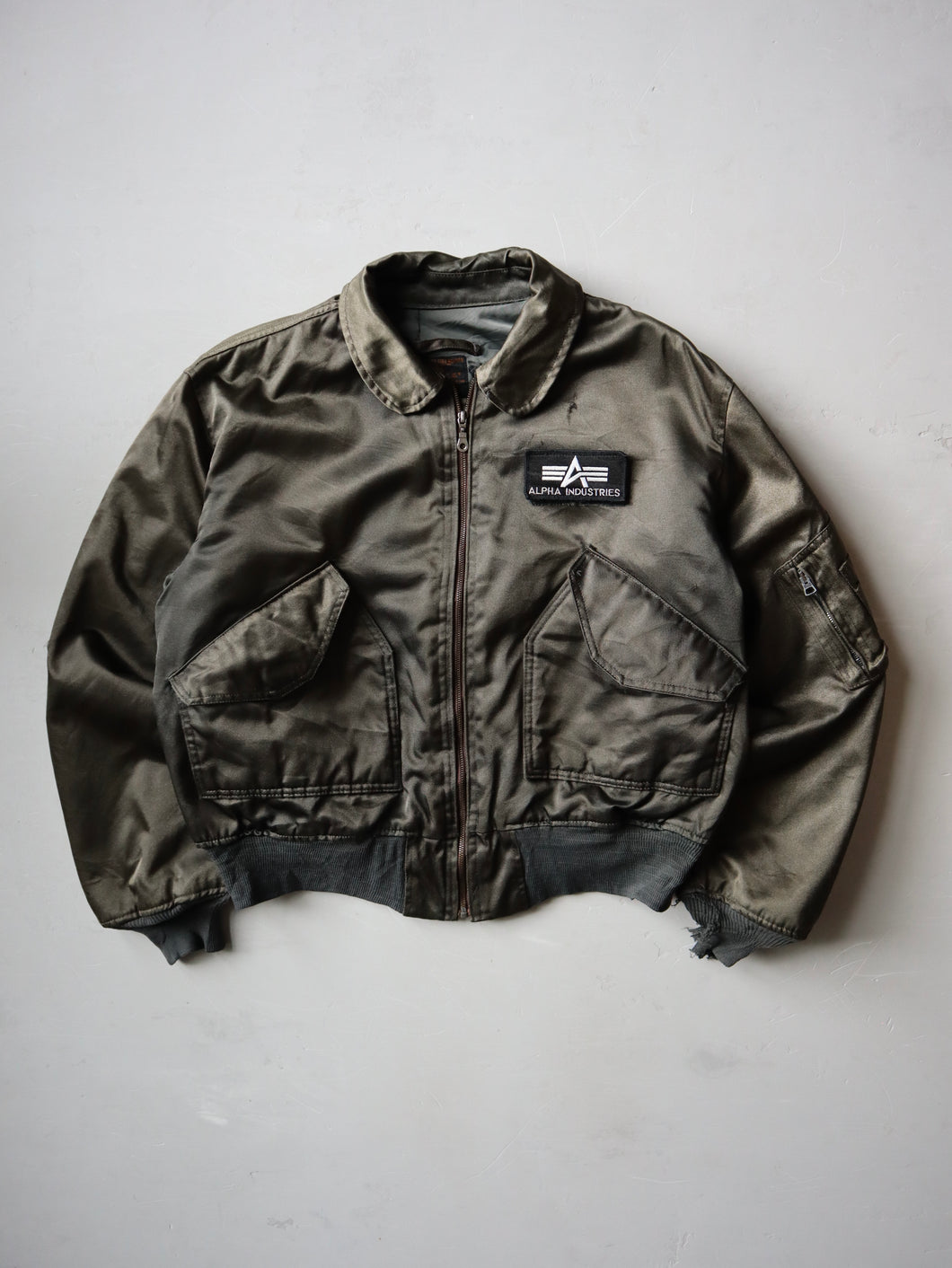 1990's Alpha Industries CWU-45/MP Flyer's Jacket - XL