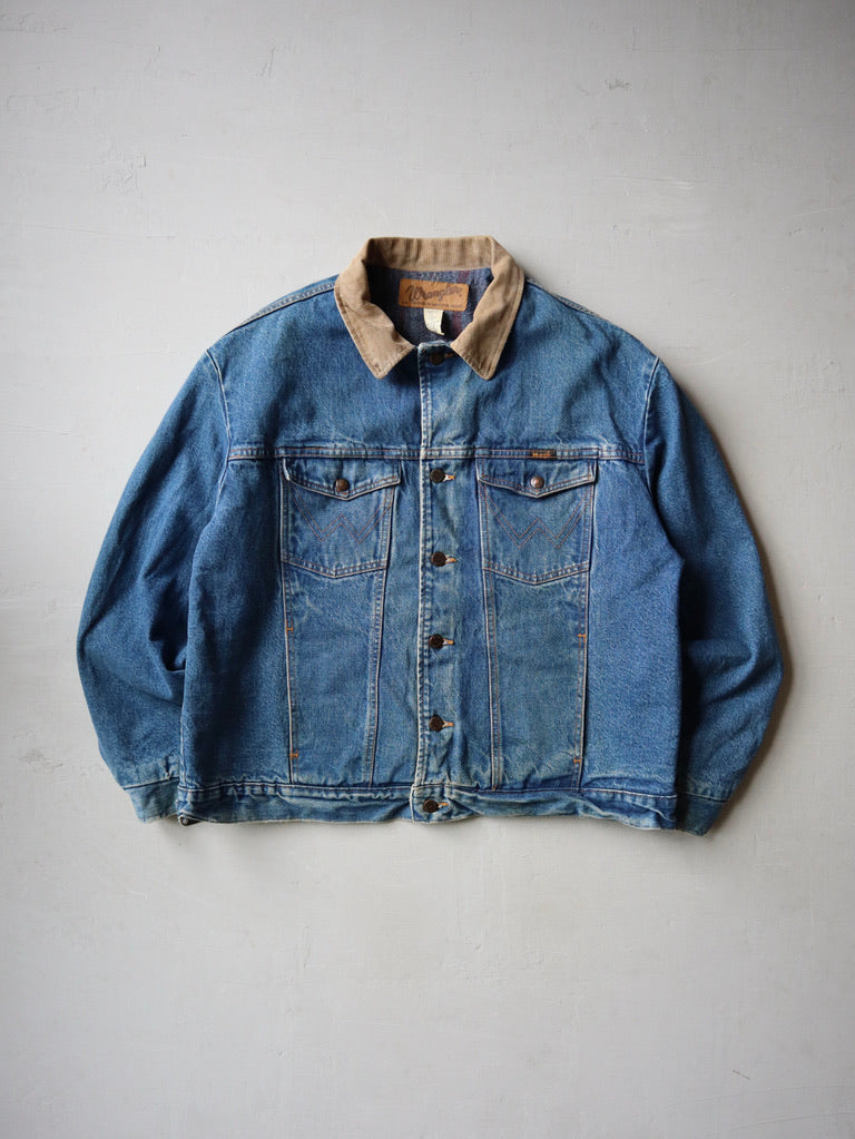 1980's Wrangler Blanket Lined Denim Jacket - L