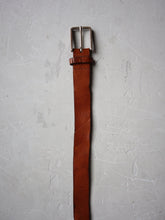 Load image into Gallery viewer, Brown Leather Belt - 33&quot;-37&quot;
