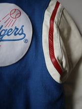 Load image into Gallery viewer, 1990&#39;s LA Dodgers Hooded Varisty Jacket - L
