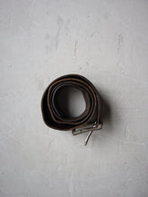 Load image into Gallery viewer, Dark Brown Leather Belt - 30&quot;- 32&quot;
