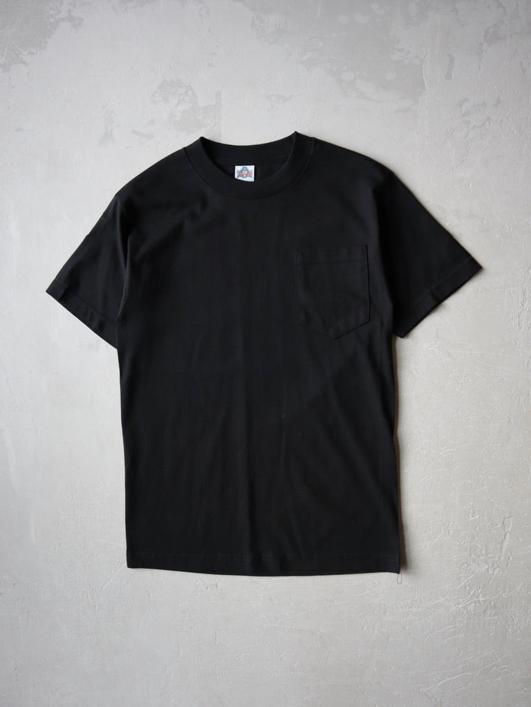 Black Pocket Tee - S