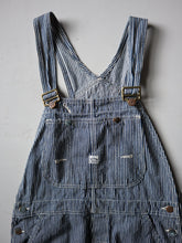 Load image into Gallery viewer, Big John Hickory Striped Overalls - 34&quot;
