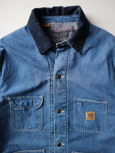 Load image into Gallery viewer, 1970&#39;s Big Ben by Wrangler Blanket Lined Denim Chore Jacket - XL
