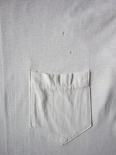 Load image into Gallery viewer, 1970&#39;s Thrashed White Pocket Tee - S
