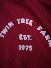 Load image into Gallery viewer, 1970&#39;s Twin Tree Farm Flocked Sweatshirt - XL
