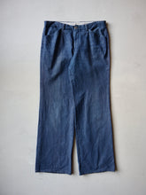 Load image into Gallery viewer, 1980&#39;s Euro Denim Workwear Wide Leg Pants - 34&quot;
