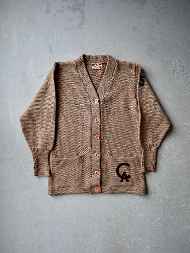 1960's 'CA' Varsity Cardigan - M