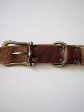 Load image into Gallery viewer, Brown Leather Belt - 32&quot; - 40&quot;
