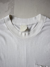 Load image into Gallery viewer, 1970&#39;s Thrashed White Pocket Tee - S
