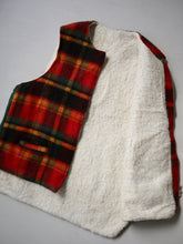 Load image into Gallery viewer, 1970&#39;s Wool Plaid Vest - L
