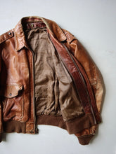 Load image into Gallery viewer, Distressed Schott A-2 Leather Flyers Jacket - XL
