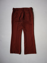 Load image into Gallery viewer, 1970&#39;s Lee Burgandy Flares - 34&quot;
