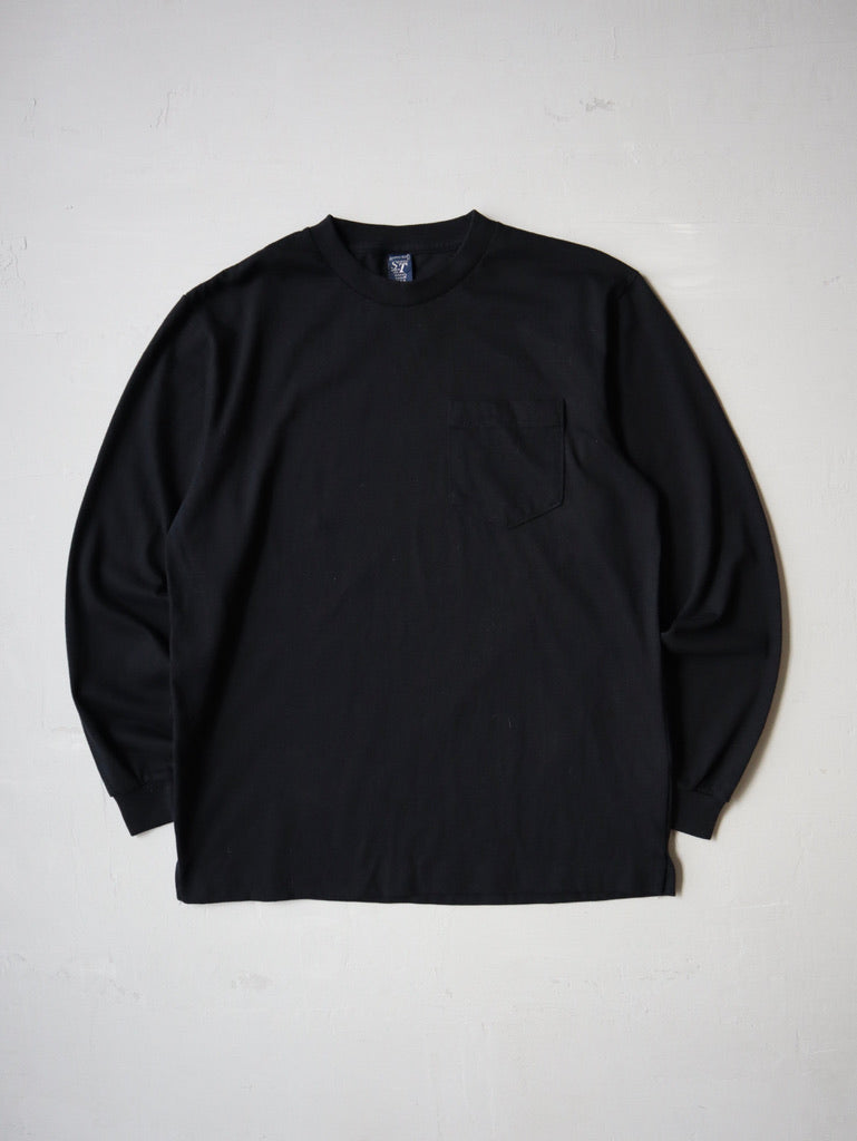 1990's Lands End Black Long Sleeve - S