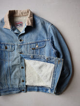 Load image into Gallery viewer, 1980&#39;s Lee Storm Rider Sherpa Lined Denim Jacket - L/XL
