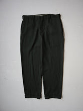 Load image into Gallery viewer, 1950&#39;s Forest Green Wool Blend Pants - 36&quot;
