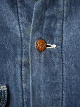 Load image into Gallery viewer, 1970&#39;s Blue Bell Blanket Lined Denim Chore Coat - M/L
