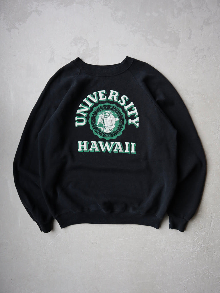 1990's University of Hawaii Puff Print Raglan - L