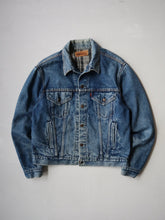 Load image into Gallery viewer, 1980&#39;s Levi&#39;s Made in USA Flannel Lined Denim Jacket - M
