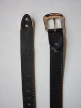 Load image into Gallery viewer, Black Western Belt - 26&quot;- 32&quot;
