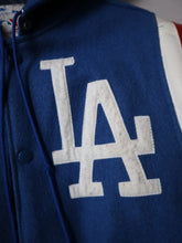 Load image into Gallery viewer, 1990&#39;s LA Dodgers Hooded Varisty Jacket - L
