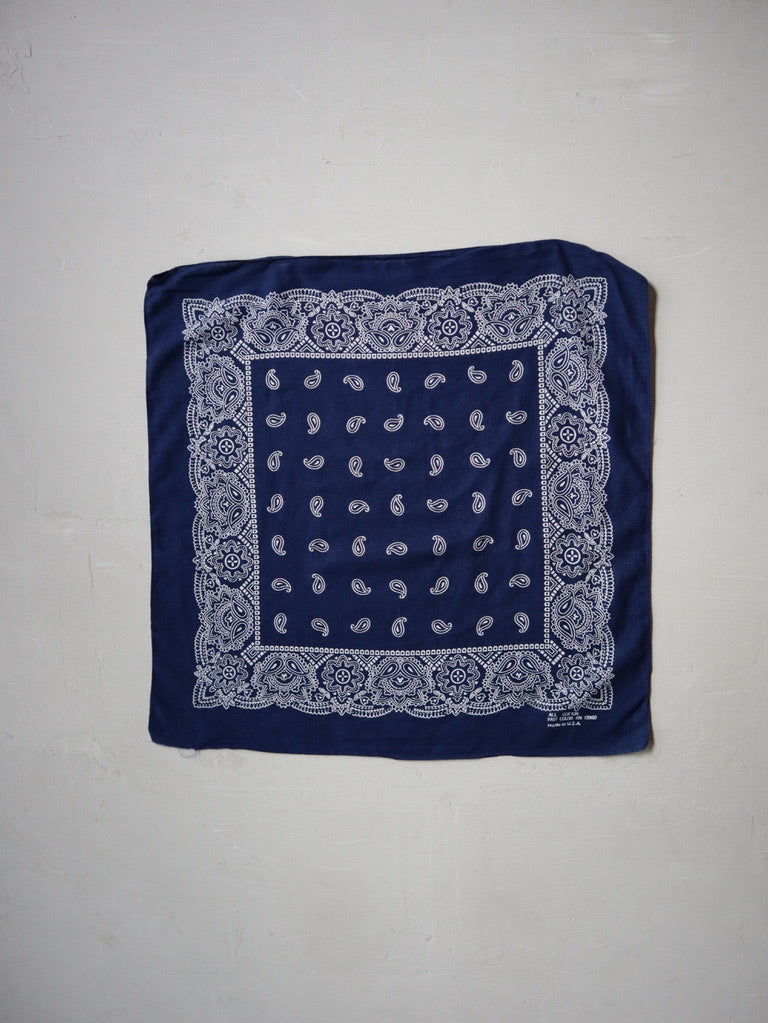 Paisley Navy Made in USA Bandana