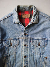 Load image into Gallery viewer, 1980&#39;s Levi&#39;s Made in USA Flannel Lined Denim Jacket - M
