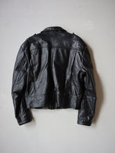 Load image into Gallery viewer, 1960&#39;s Leather Biker Jacket - S/M
