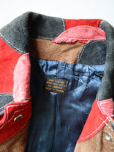 Load image into Gallery viewer, 1970&#39;s Women&#39;s Patchwork Suede Leather Jacket - S
