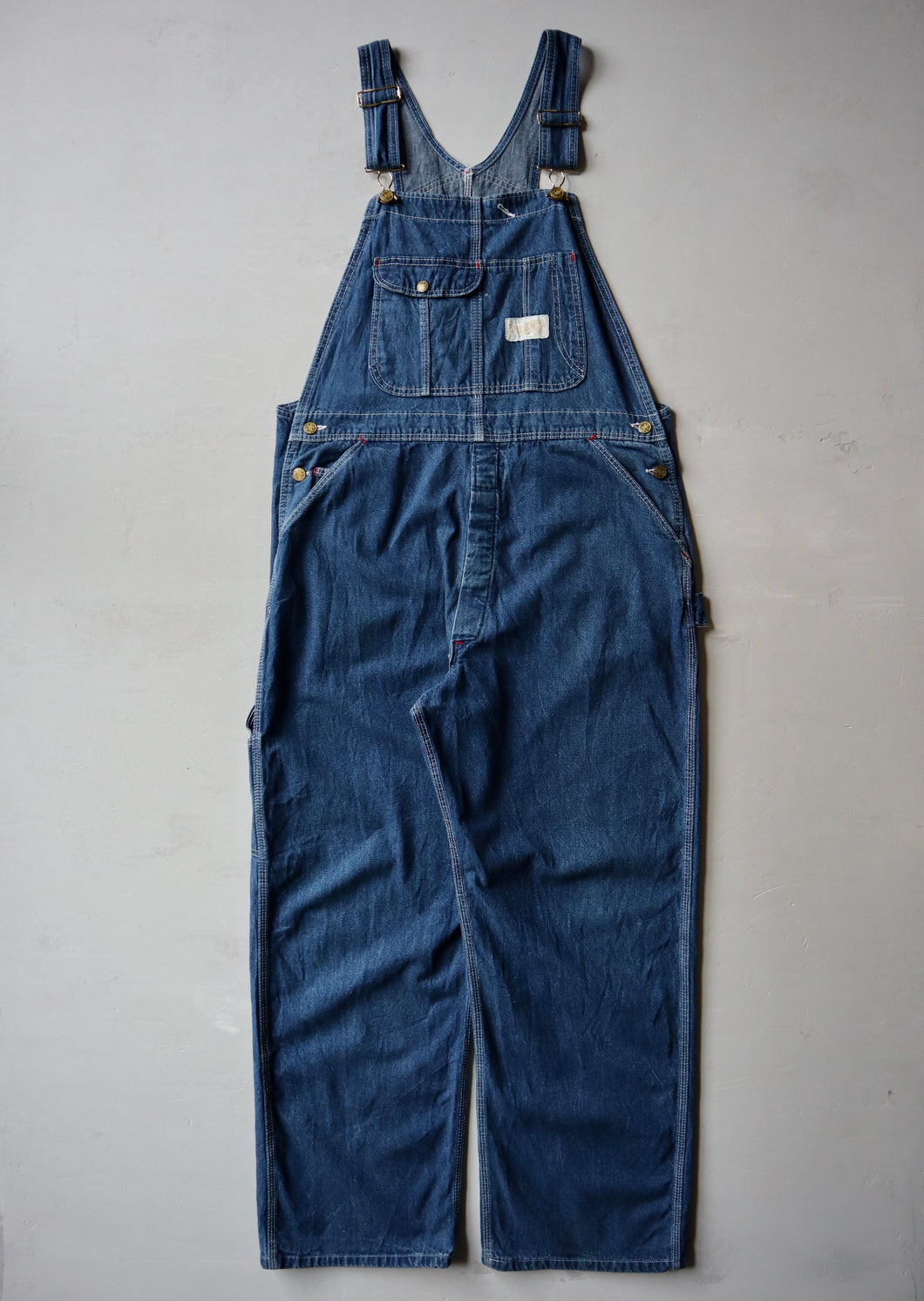 1970's Red Camel Made in USA Denim Overalls - 36