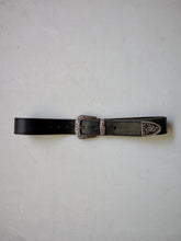 Load image into Gallery viewer, Black Western Belt - 26&quot;- 32&quot;
