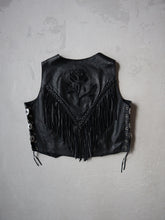 Load image into Gallery viewer, Hudson Leather Embroidered Vest - M
