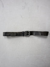 Load image into Gallery viewer, Starburst Black Leather Belt  - 35&quot;- 39&quot;
