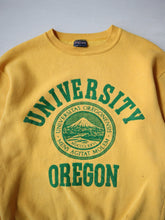 Load image into Gallery viewer, 1990&#39;s University of Oregon Flocked Sweatshirt - M
