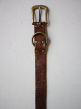 Load image into Gallery viewer, Brown Leather Belt - 32&quot; - 40&quot;
