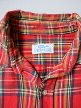 Load image into Gallery viewer, 1960&#39;s Cone Mills Plaid Flannel Shirt - L/XL
