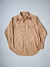 Load image into Gallery viewer, 1970&#39;s Sears Western Wear Embroidered Pearl Snap Shirt - L/XL
