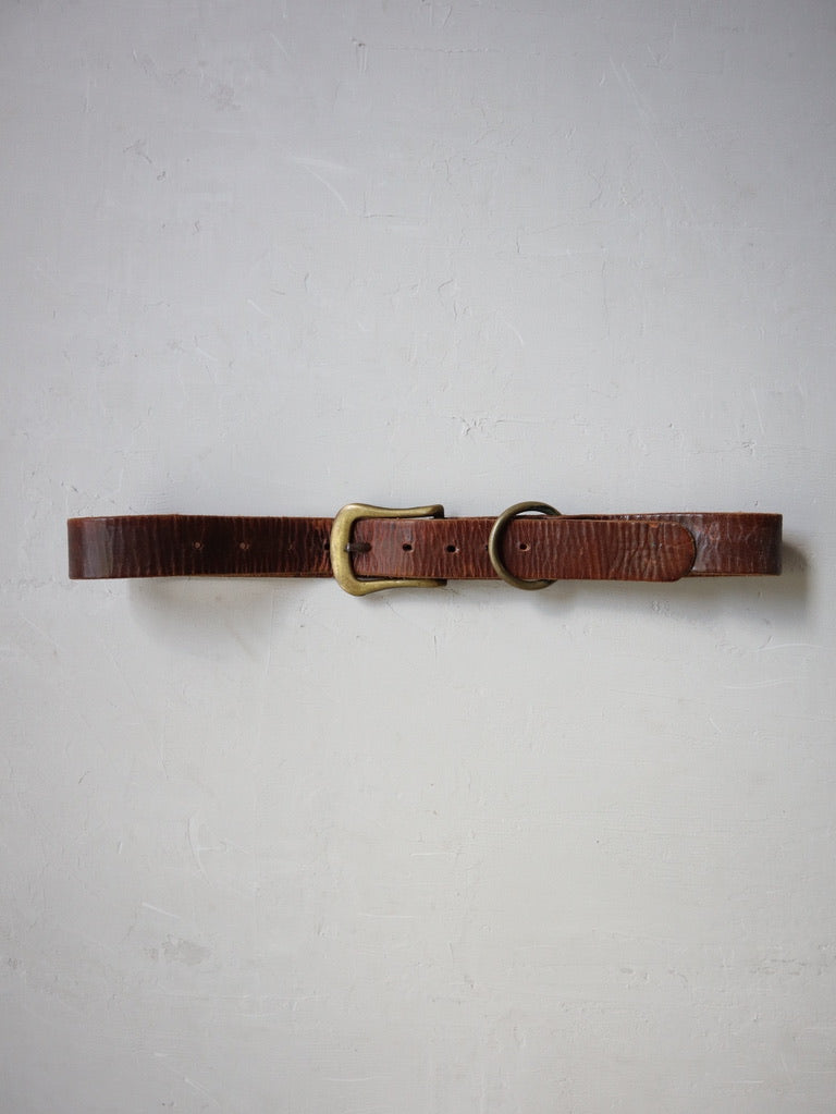 Brown Leather Belt - 32