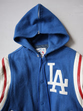 Load image into Gallery viewer, 1990&#39;s LA Dodgers Hooded Varisty Jacket - L
