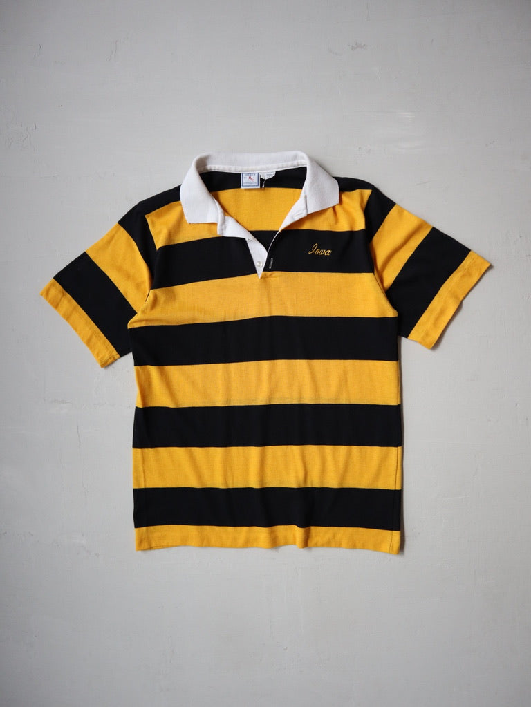 1980's Iowa Striped Polo - S