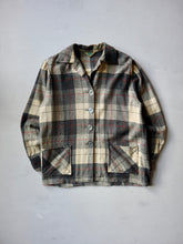 Load image into Gallery viewer, 1950&#39;s Women&#39;s Sears, Roebuck and Co Plaid Wool Shacket - M
